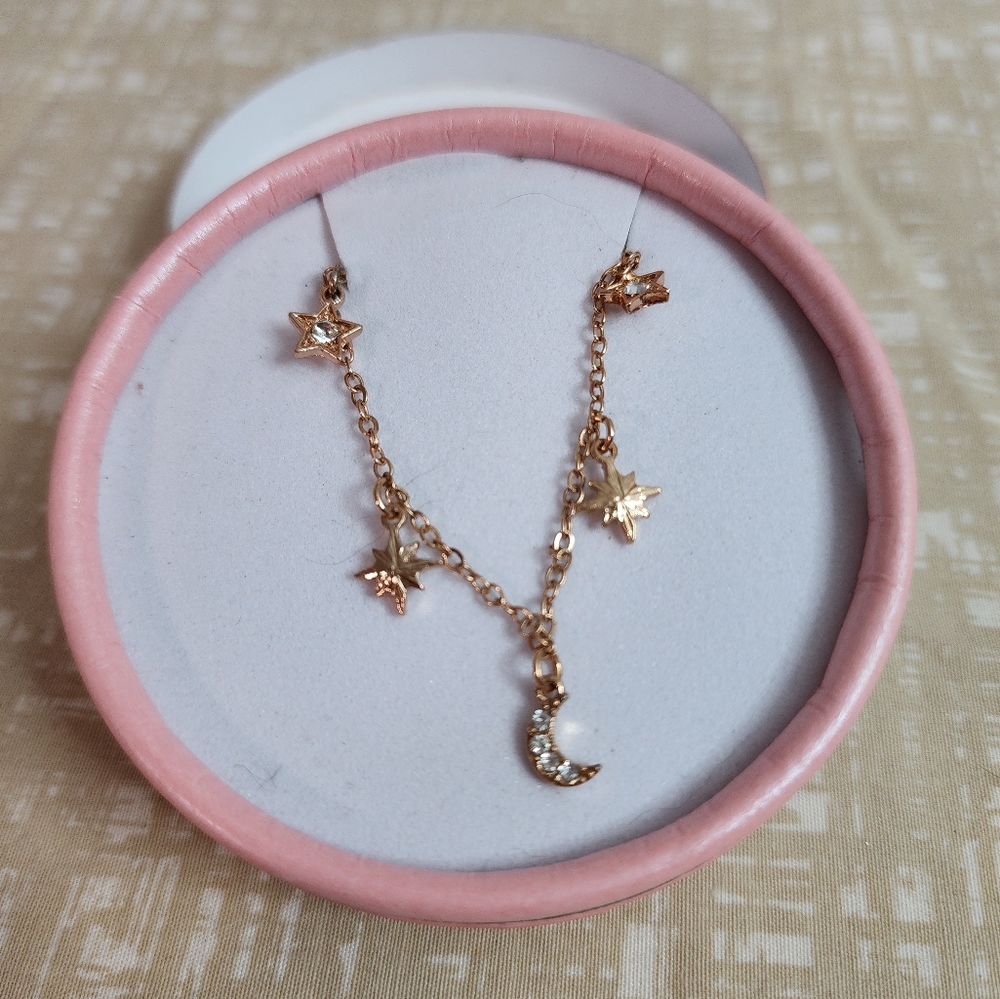 Gen3 Stars In Your Eyes Gold Tone Jeweled Bracelet